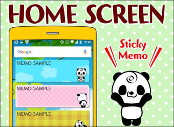 Memo Pad Panda sticky note