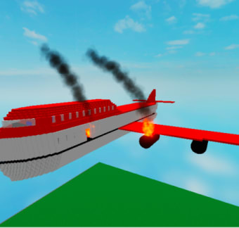 burn a plane