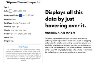 Skipeon Element Inspector