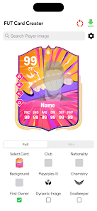 FC Card Creator 25