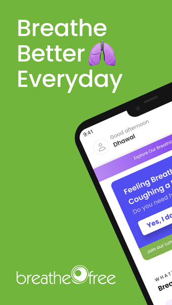 Breathefree: Lung Health App