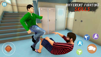 Indian School Fight Games 3D