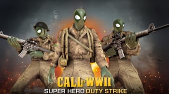 Call of ww2: Superhero Duty Strike World War Game