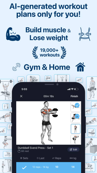 Workout AI: Gym  Home Planner