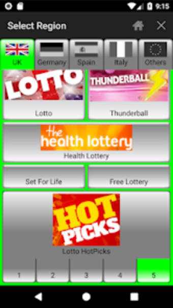 Lotto Number Generator for EUR
