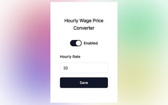 Hourly Wage Price Converter