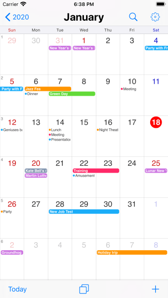 Seamless Calendar