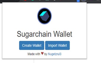 Sugarchain Wallet Extension