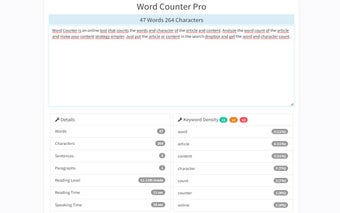 Word Counter for Google Chrome