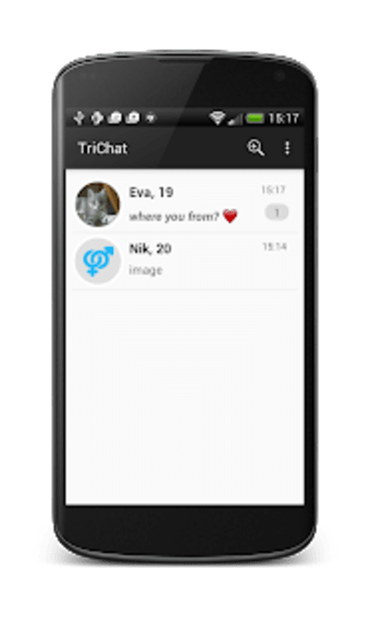 TriChat - online dating chat