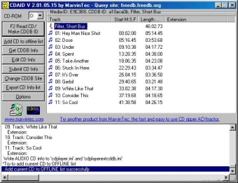 CD Audio Information Downloader (CDAID)