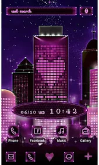 City Theme-Purple Love City-