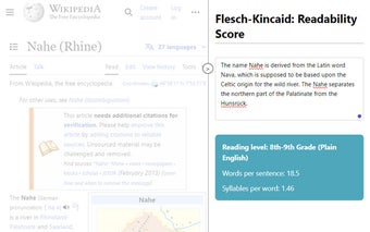 Readability Score: Flesch-Kincaid Calculator