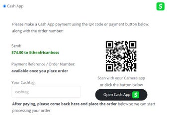 Checkout with Cash App on WooCommerce