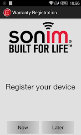 Sonim Warranty Registration