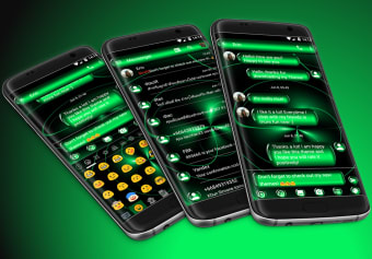 SMS Messages Spheres Green