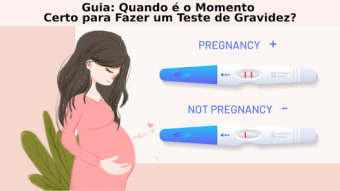Teste de gravidez app guia