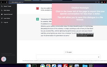 Chat Nostalgia | Save OpenAI Chats
