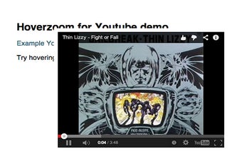 Hoverzoom Plus for Youtube videos