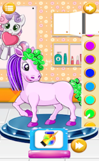 Sweet Pony Salon Game for kids