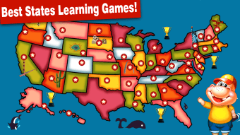 States and Capitals Map Games