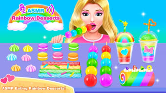 ASMR Rainbow Dessert Maker  Fun Games for Girls