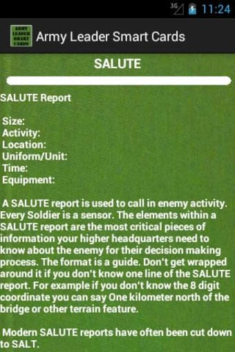 Army Leader Smart Cards