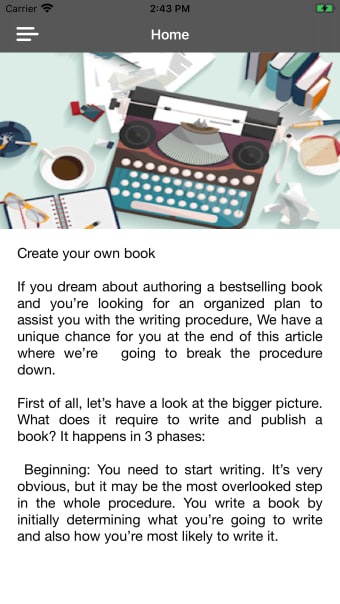 Write a Book First Time Author