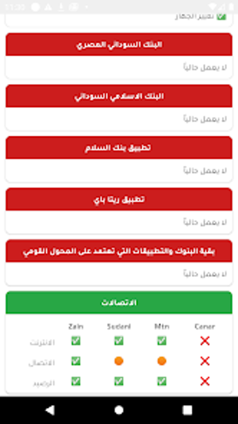 Sudanese App Status Check