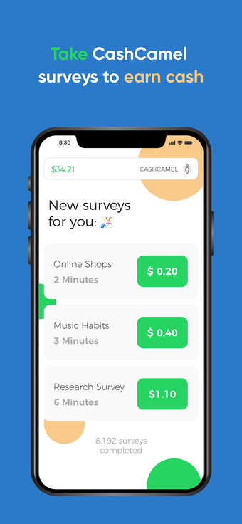 CashCamel - Surveys for Cash