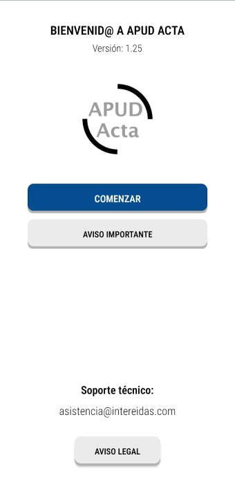 Apoderamiento APUD ACTA móvil