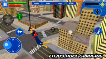 Amazing Rope Man hero: Police Crime City Gangster