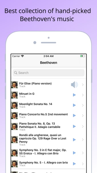 Beethoven - Music App