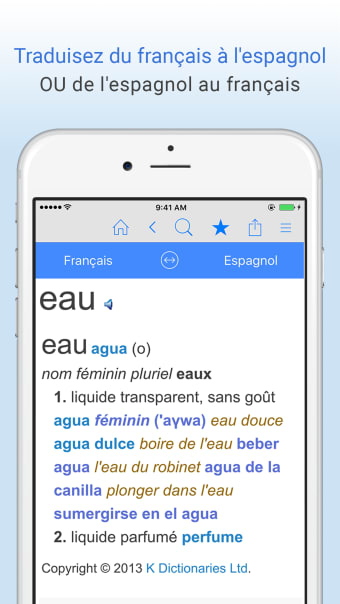 Dictionnaire FrançaisEspagnol