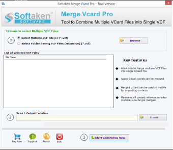Softaken Merge vCard Pro