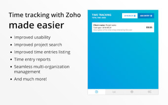 Zoho Books Easier Time Tracking