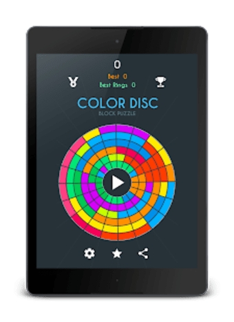 Color Disc  Circle Block Puzzle