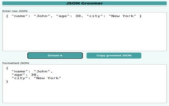 JSON Groomer