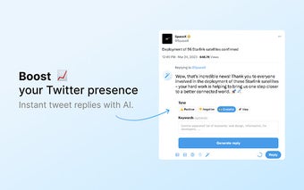 GPTweet: Instant Twitter replies using AI