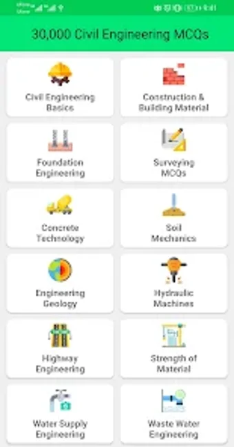 Civil Engineering MCQs Test