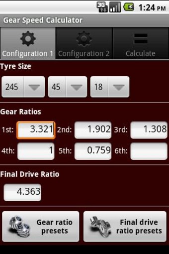 Gear Speed Calculator