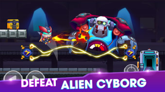 Cyber Hero: Robot Invaders