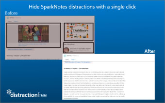 DistractionFree - Hide ads on SparkNotes