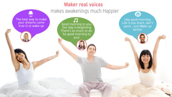 Waker: Wake Up With Cool Voice