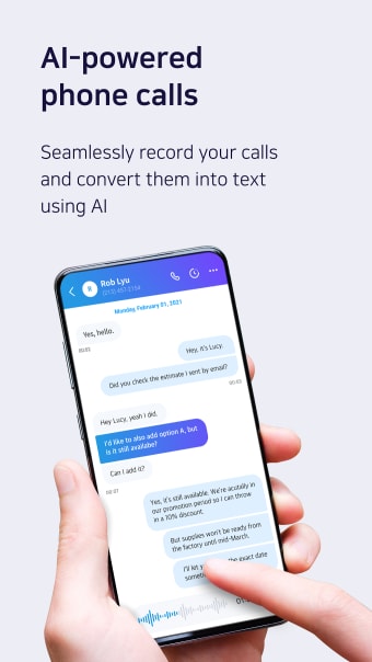 Switch-Readable call recording