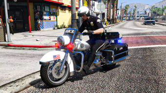 Police Bike Game Street Chaser
