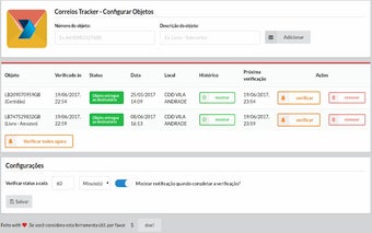 Correios Tracker