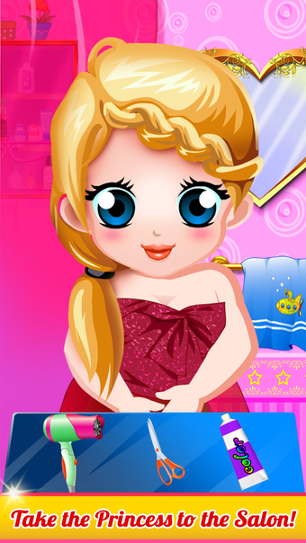 Baby Princess Salon Hair Makeover Games