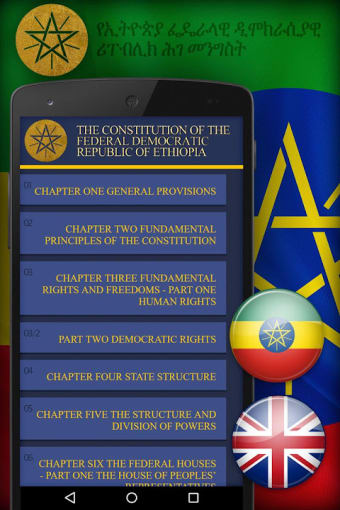 Amharic Ethiopia Constitution