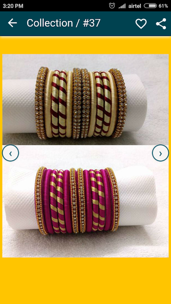 Silk Thread Bangle Designs